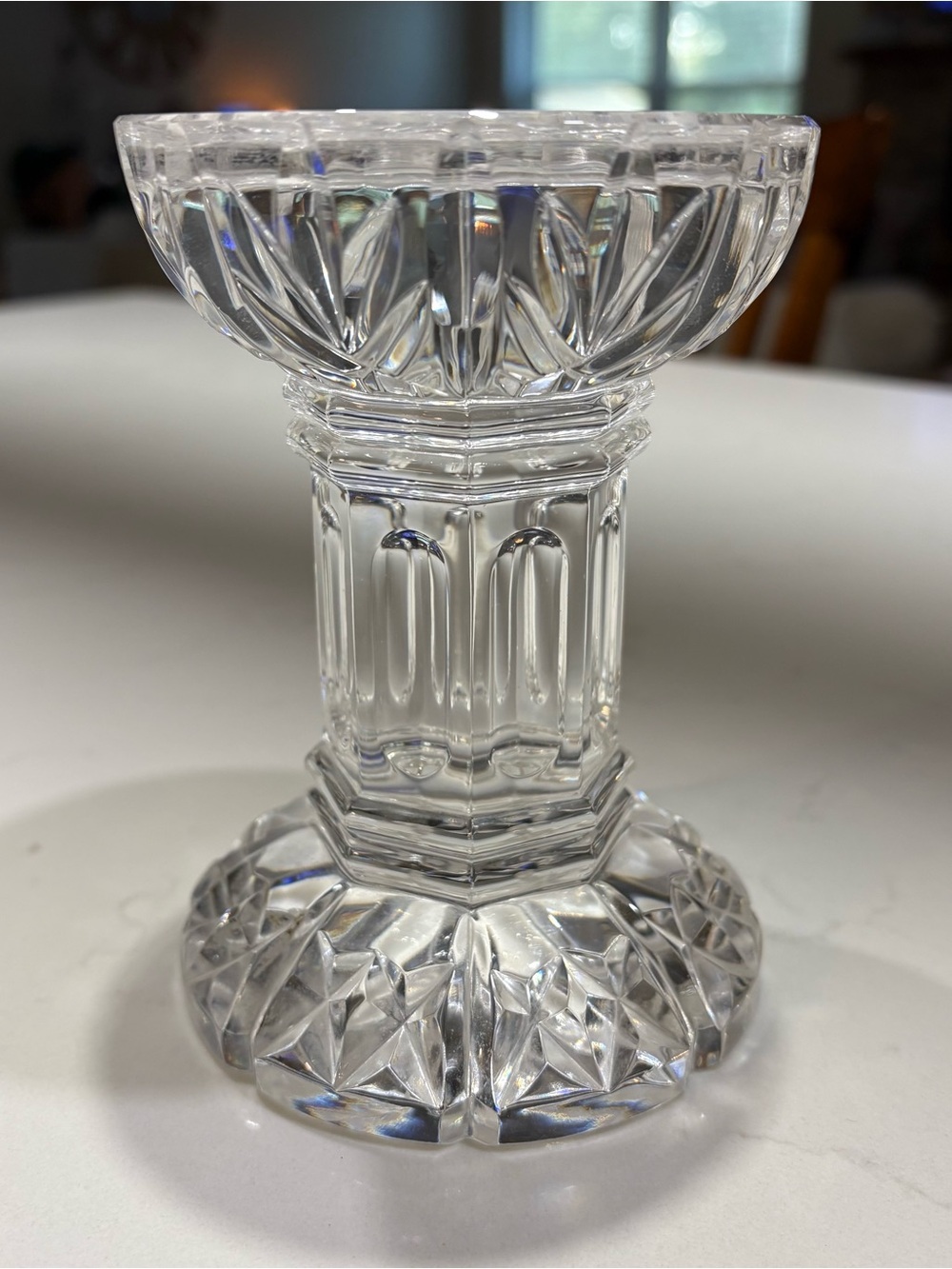 Waterford Bethany 5” Crystal Pillar Candle Holder